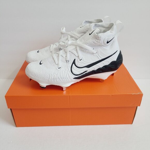 Nike Alpha Huarache NXT Baseball Cleats DJ6517-101 Size 7.5 White Black main image 9